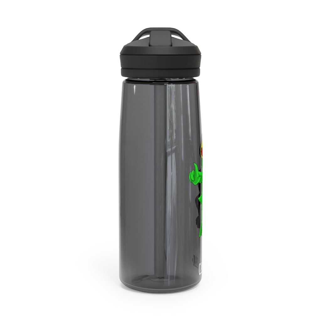 Clawmep CamelBak Eddy® Water Bottle in 20oz and 25oz sizes, showcasing its durable Tritan™ material and spill-proof design.